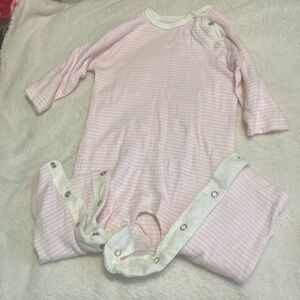Baby girl organic cotton pajamas